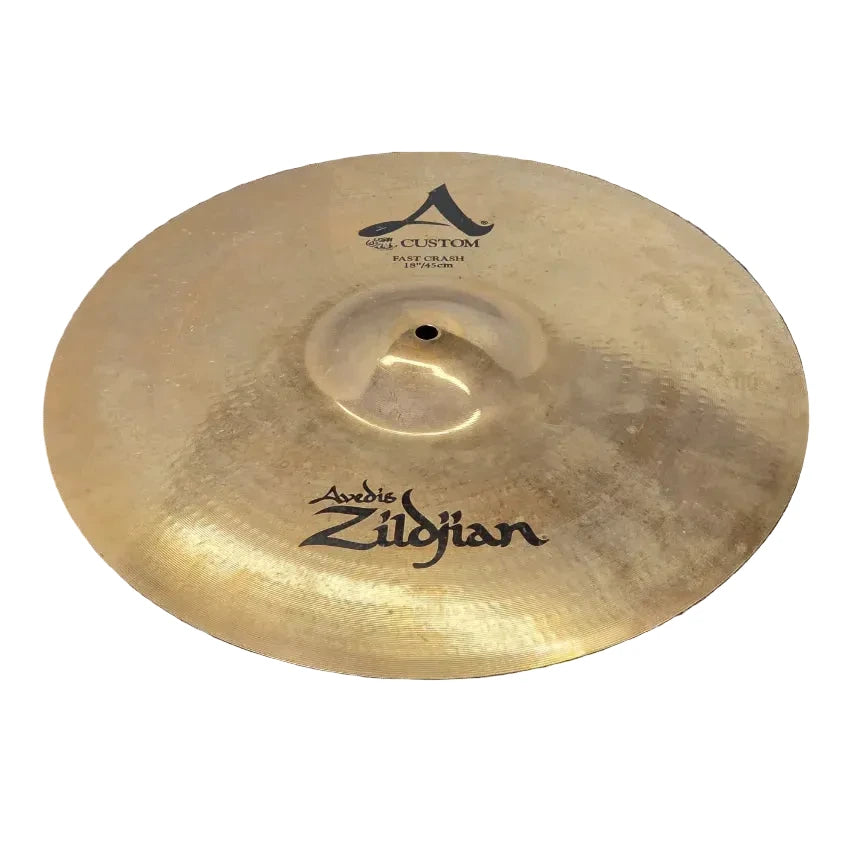 Used Zildjian A Custom Fast Crash Cymbal 18" - Good - Drum Center Of Portsmouth