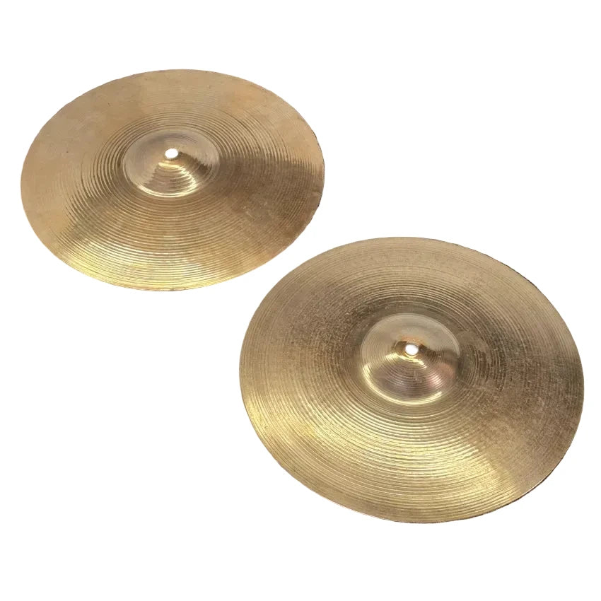 Used Zildjian A New Beat Hi Hat Cymbals 14" Brilliant - Good - Drum Center Of Portsmouth