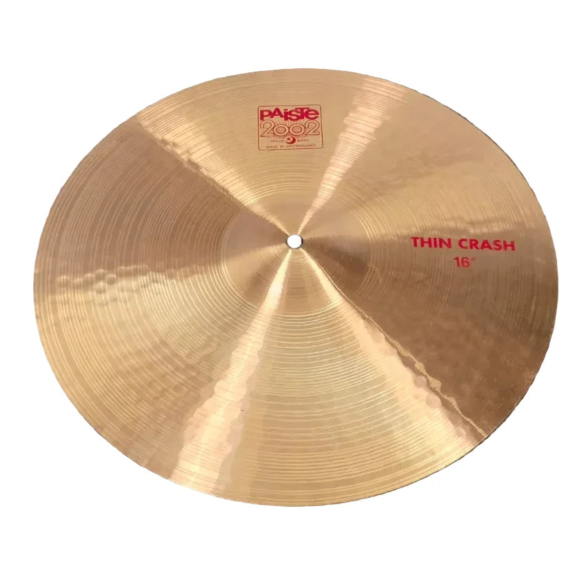 Used Paiste 2002 Thin Crash 16" - Fair - Drum Center Of Portsmouth