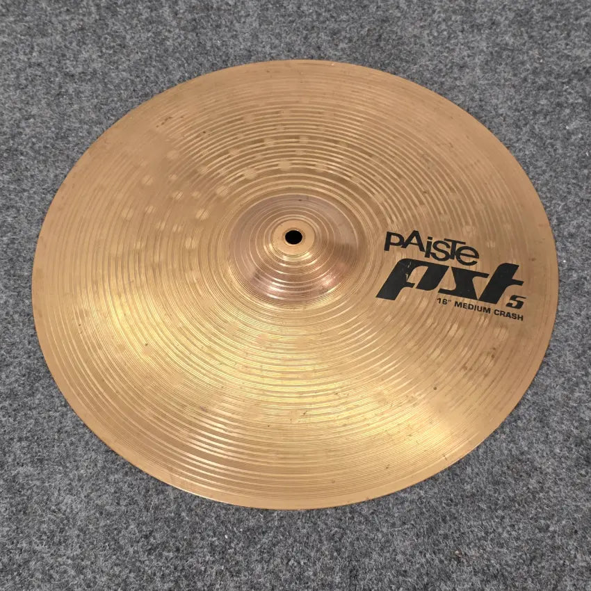 Used Paiste PST Medium Crash 16" - Good - Drum Center Of Portsmouth