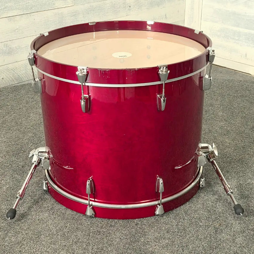 Used Yamaha Stage Custom Birch Bass Drum Cranberry Red 22x17 - Good - Drum Center Of Portsmouth