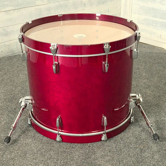 Used Yamaha Stage Custom Birch Bass Drum Cranberry Red 22x17 - Good - Drum Center Of Portsmouth