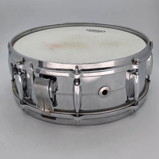 Used Vintage Gretsch 4160 Chrome Over Brass Snare Drum 14x5 - Good - Drum Center Of Portsmouth