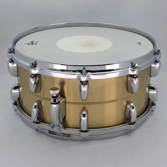 Used Gretsch G4169BBR USA Bell Brass Snare Drum 14x6.5 - Very Good - Drum Center Of Portsmouth