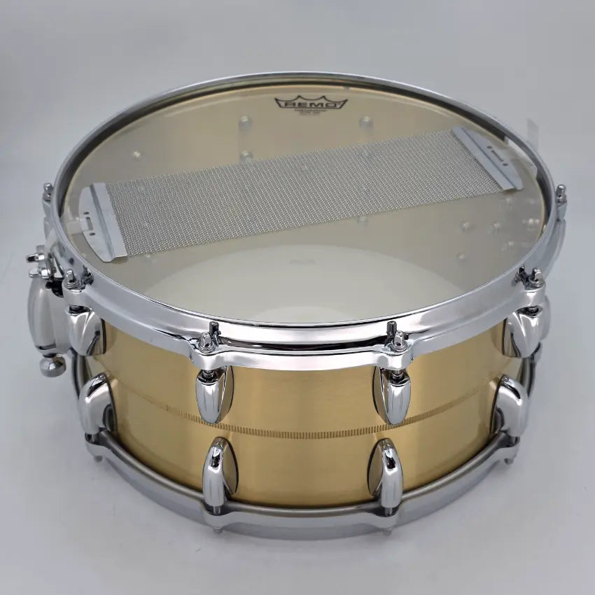 Used Gretsch G4169BBR USA Bell Brass Snare Drum 14x6.5 - Very Good - Drum Center Of Portsmouth