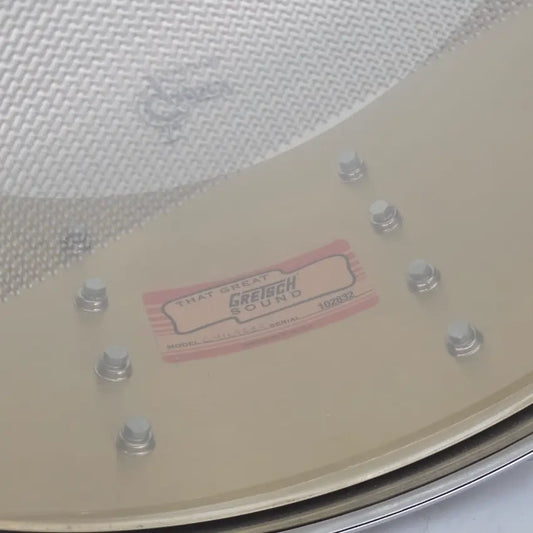 Used Gretsch G4169BBR USA Bell Brass Snare Drum 14x6.5 - Very Good - Drum Center Of Portsmouth