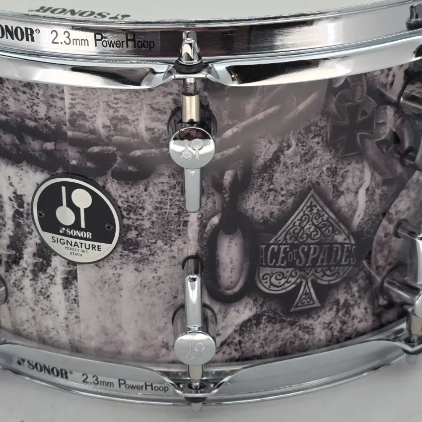 Used Sonor Mikkey Dee Signature Snare Drum 14x7.25 - Excellent - Drum Center Of Portsmouth