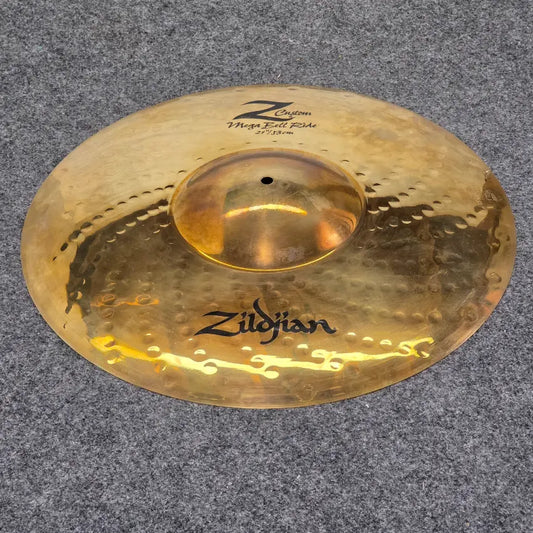 Used Zildjian Z Custom Mega Bell Ride Cymbal 21 - Very Good - Drum Center Of Portsmouth