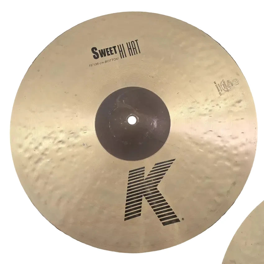 Used Zildjian Sweet Hi Hat Cymbals 15" - Good - Drum Center Of Portsmouth