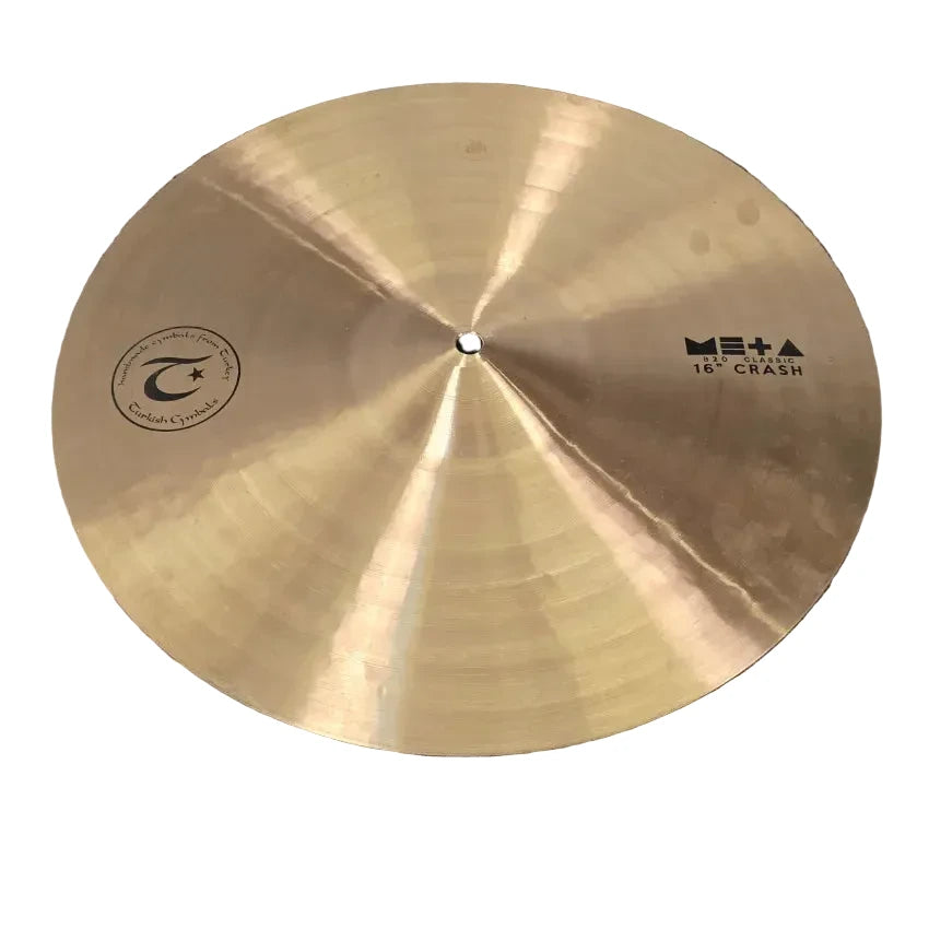 Used Turkish Meta B20 Crash Cymbal 16" - Good - Drum Center Of Portsmouth