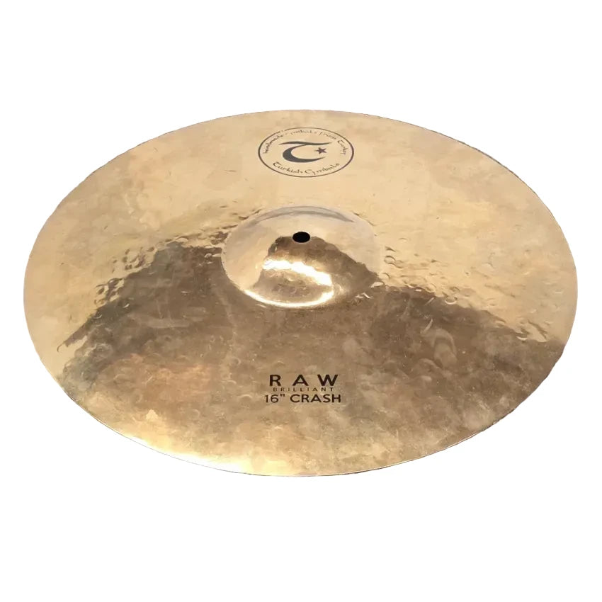 Used Turkish Raw Brilliant Crash Cymbal 16" - Good - Drum Center Of Portsmouth