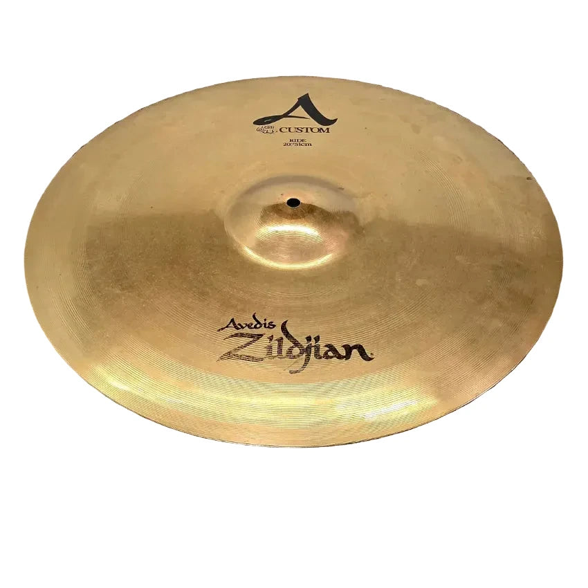 Used Zildjian A Custom Ride Cymbal 20" - Very Good - Drum Center Of Portsmouth