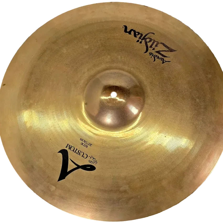 Used Zildjian A Custom Ride Cymbal 20" - Very Good - Drum Center Of Portsmouth