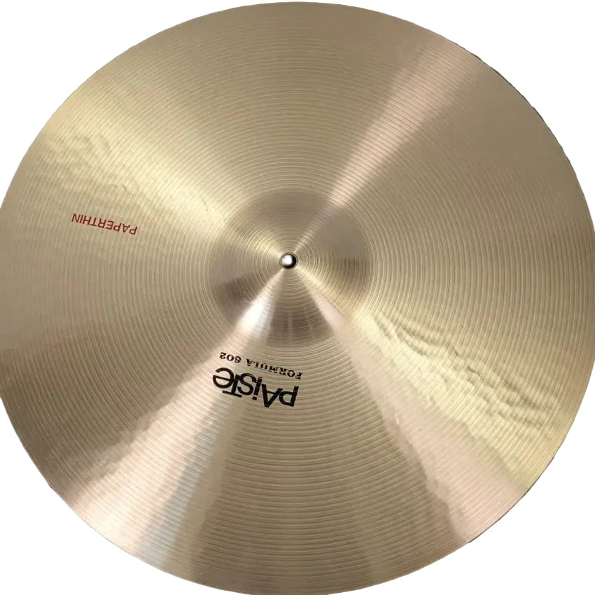 Used Paiste Formula 602 Paper Thin Crash Cymbal 20" - Very Good - Drum Center Of Portsmouth