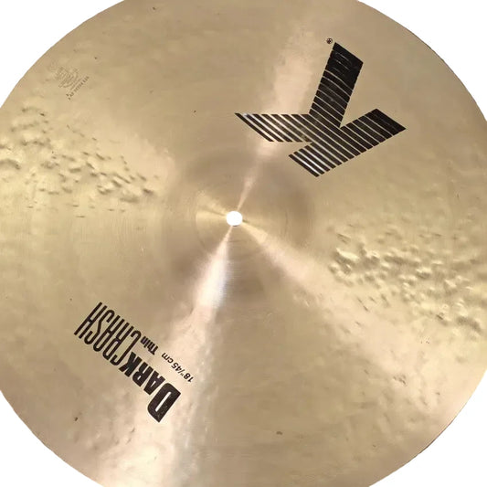 Used Zildjian K Dark Thin Crash 18" - Very Good - Drum Center Of Portsmouth
