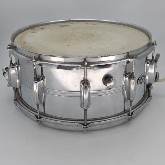 Used Slingerland 14x6.5 Aluminum Snare Drum - Fair - Drum Center Of Portsmouth