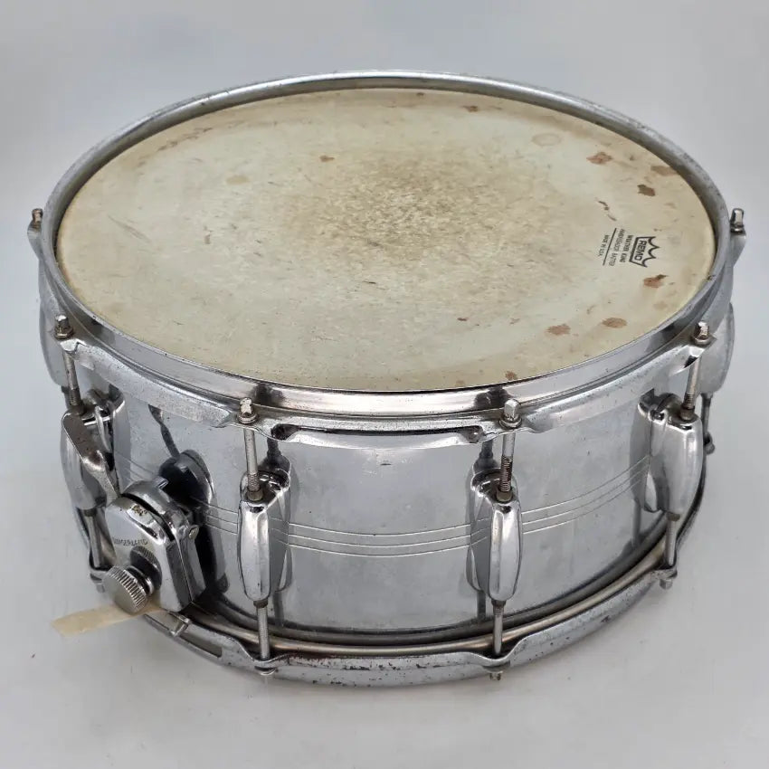 Used Slingerland 14x6.5 Aluminum Snare Drum - Fair - Drum Center Of Portsmouth