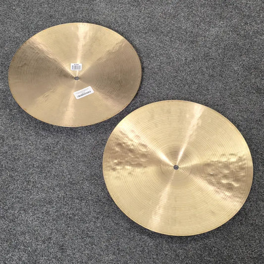 Used Meinl Byzance Traditional Extra Hammered Hi Hat Cymbals 14" - Very Good - Drum Center Of Portsmouth
