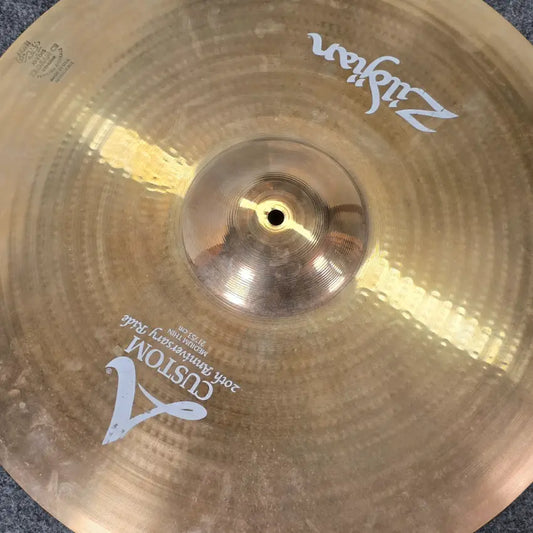 Used Zildjian A Custom 20th Anniversary Medium Thin Ride Cymbal 21 - Good - Drum Center Of Portsmouth