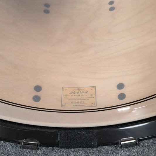 Used Tama Starclassic Maple 5pc Drum Set Piano Black w/ Black Nickel Hardware - Very Good - Drum Center Of Portsmouth