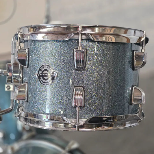 Used Ludwig Breakbeats 3pc Drum Set Azure Sparkle - Fair - Drum Center Of Portsmouth