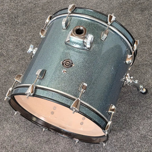Used Ludwig Breakbeats 3pc Drum Set Azure Sparkle - Fair - Drum Center Of Portsmouth