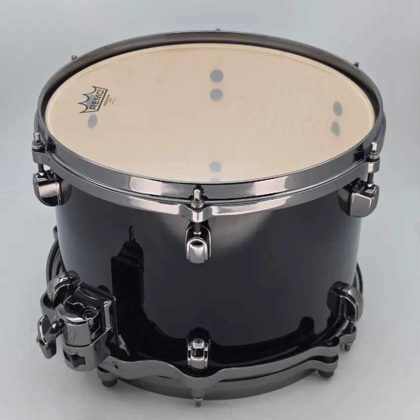 Used Tama Starclassic Maple Rack Tom Piano Black w/ Black Nickel Hardware 13x9 - Very Good - Drum Center Of Portsmouth