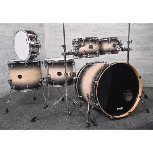 Used Mapex Armory Studioease 6pc Drum Set Black Burst - Very Good - Drum Center Of Portsmouth