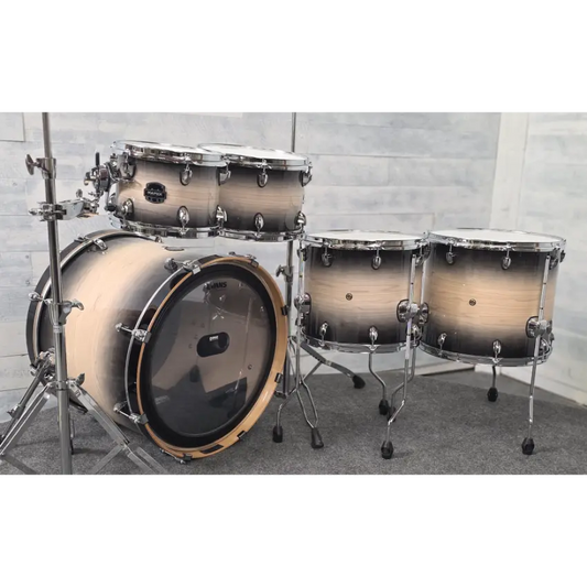 Used Mapex Armory Studioease 6pc Drum Set Black Burst - Very Good - Drum Center Of Portsmouth
