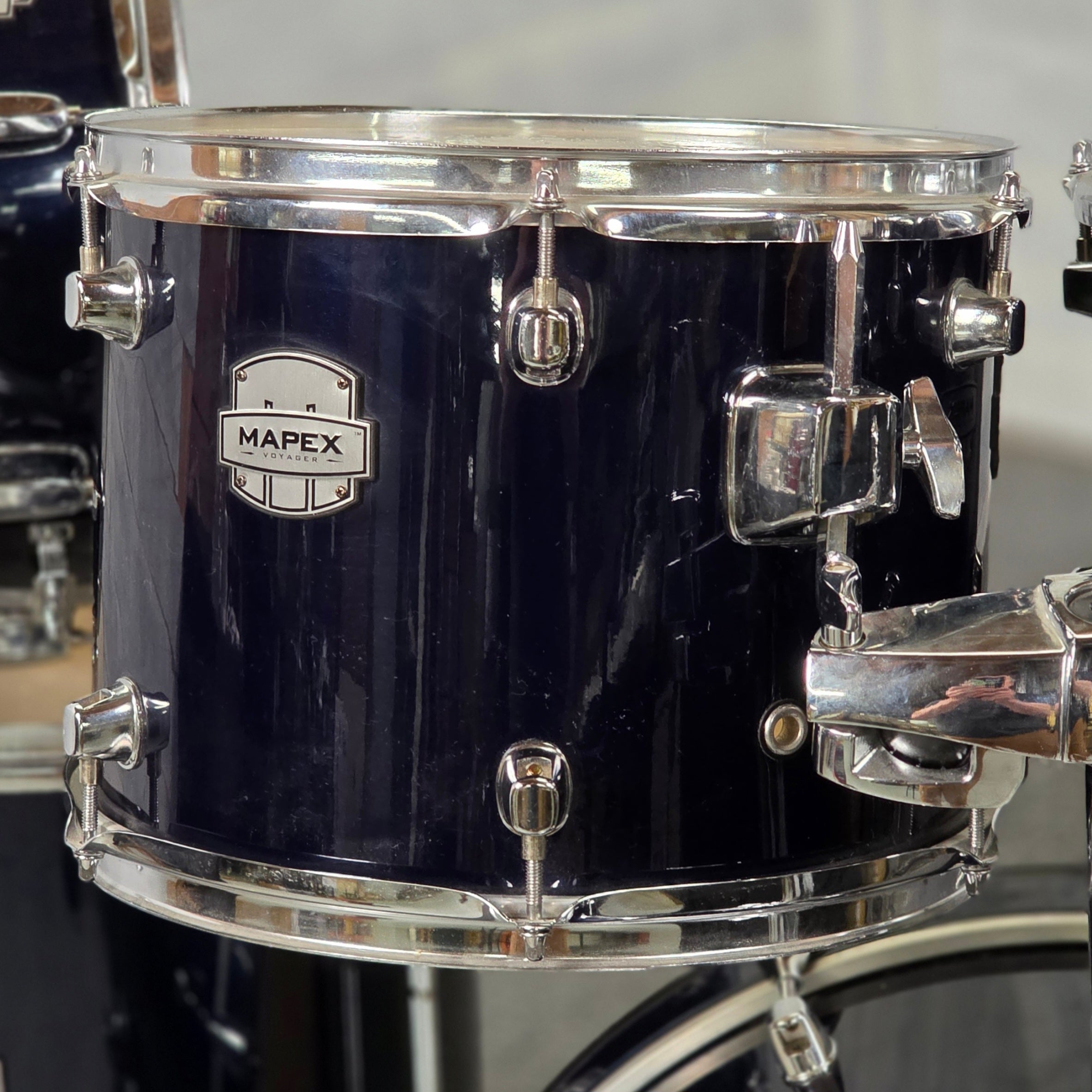 Used Mapex Voyager 5pc Drum Set Royal Blue - Very Good - Drum Center Of Portsmouth