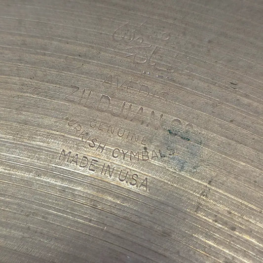 Used Vintage Zildjian A Crash Cymbal 16" 1048 grams - Good - Drum Center Of Portsmouth