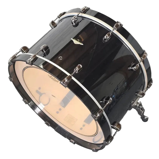 Used Tama Starclassic Maple Bass Drum 24x14 Piano Black w/Black Hw - Very Good - Drum Center Of Portsmouth