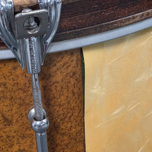 Used Ludwig & Ludwig Marching Snare Drum Gold Sparkle 16x12 - Very Good - Drum Center Of Portsmouth