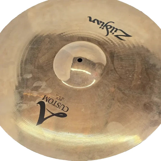 Used Zildjian A Custom Ride Cymbal 20" - Very Good - Drum Center Of Portsmouth