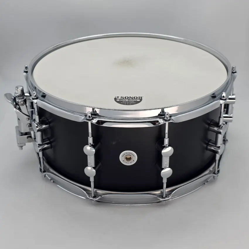 Used Sonor SQ1 Snare Drum 14x6.5 Matte Black - Very Good - Drum Center Of Portsmouth