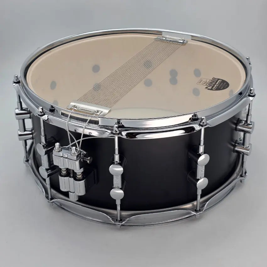 Used Sonor SQ1 Snare Drum 14x6.5 Matte Black - Very Good - Drum Center Of Portsmouth