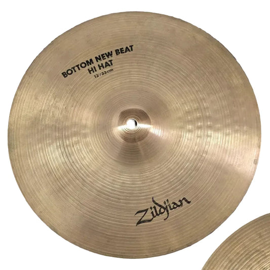 Used Zildjian New Beat Hi Hat Cymbals 13" 888/942 grams - Good - Drum Center Of Portsmouth