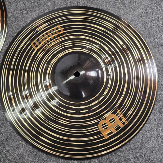 Used Meinl Classics Custom Dark Hi Hat Cymbals 14" - Very Good - Drum Center Of Portsmouth