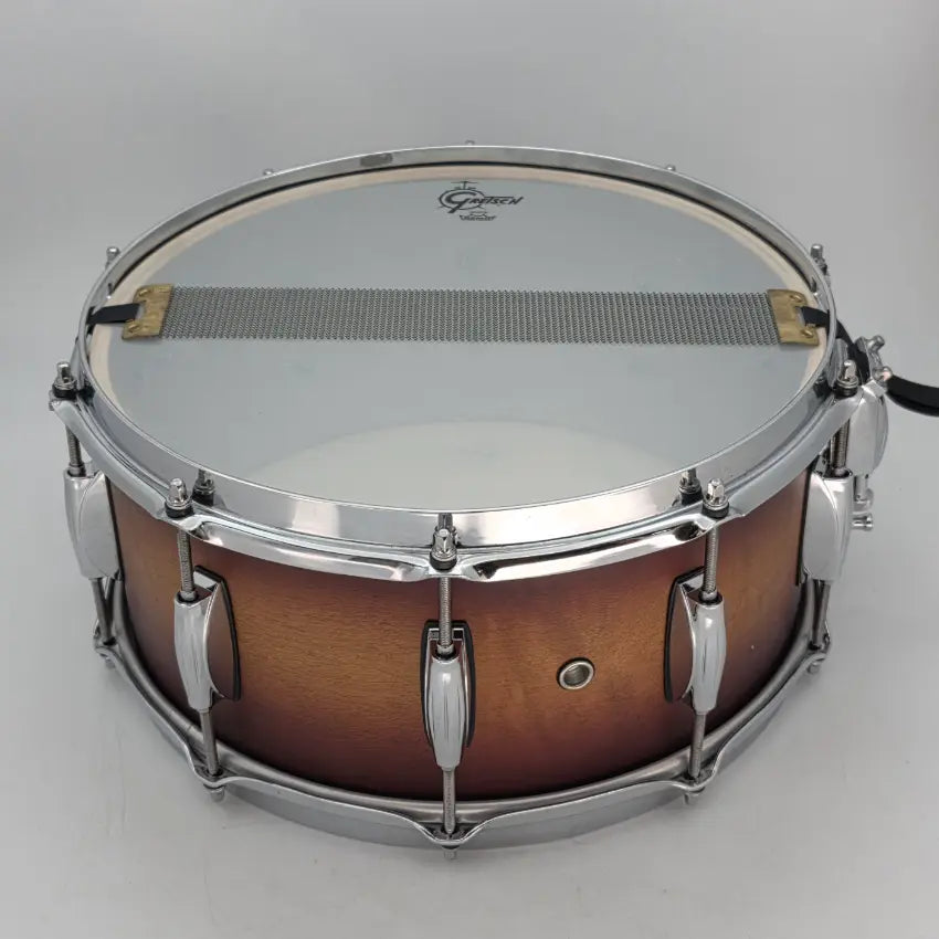 Used Gretsch Renown Snare Drum Satin Tobacco Burst 14x6.5 - Good - Drum Center Of Portsmouth