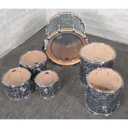 Used Sonor 6pc S-Classix Birch Drum Set Black Pearl - Very Good - Drum Center Of Portsmouth