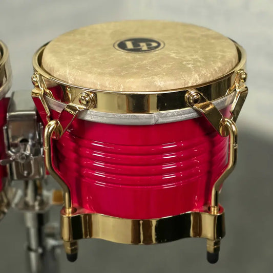 Used LP Matador Bongos w/Stand and Bag - Very Good - Drum Center Of Portsmouth