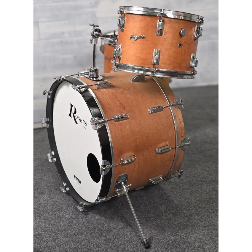 Used Vintage Rogers 60's Cleveland Era 4pc Drum Set - Good - Drum Center Of Portsmouth
