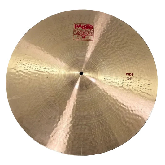 Used Paiste 2002 Ride Cymbal 24" - Good - Drum Center Of Portsmouth