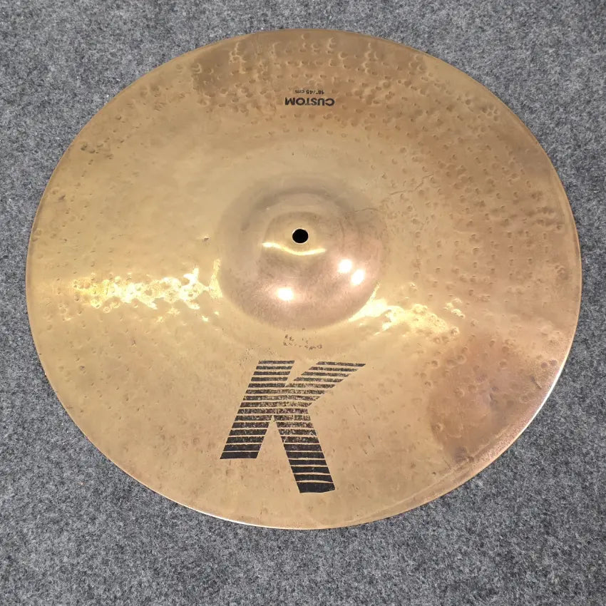 Used Zildjian K Custom Ride Cymbal 18" - Good - Drum Center Of Portsmouth