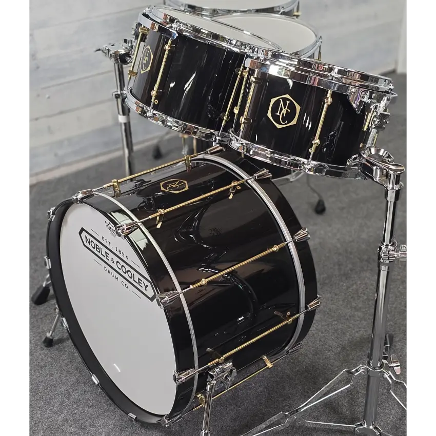Noble & Cooley Horizon 5pc Drum Set Black Gloss - Drum Center Of Portsmouth