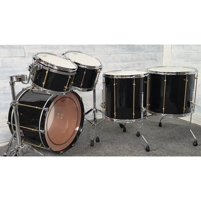 Noble & Cooley Horizon 5pc Drum Set Black Gloss - Drum Center Of Portsmouth