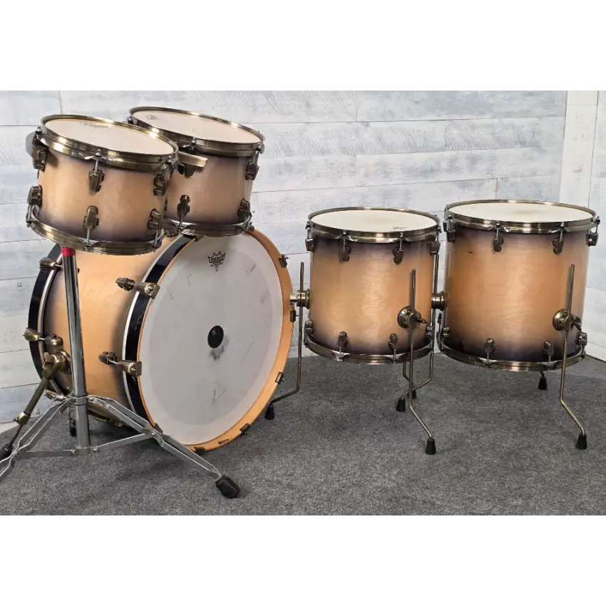 Used Ludwig Epic 6pc Drum Set w/Double Tom Stand - Good - Drum Center Of Portsmouth