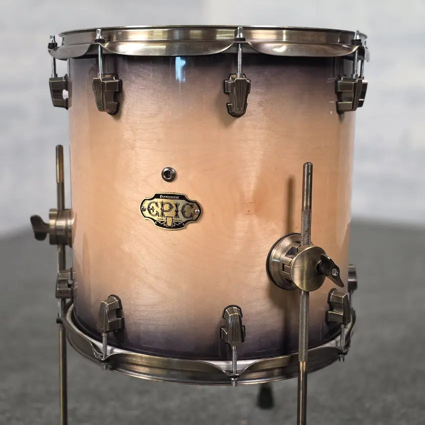 Used Ludwig Epic 6pc Drum Set w/Double Tom Stand - Good - Drum Center Of Portsmouth