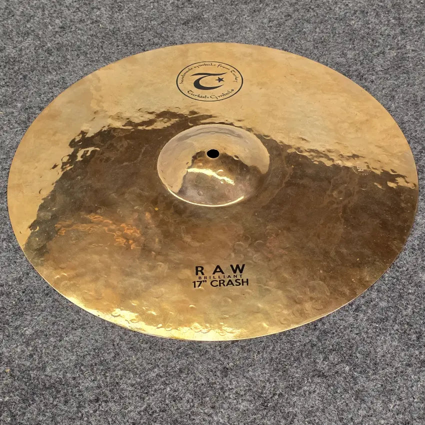 Used Turkish Raw Brilliant Crash 17" - Very Good - Drum Center Of Portsmouth