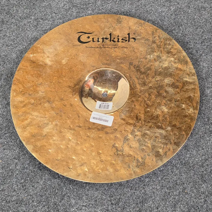 Used Turkish Raw Brilliant Crash 17" - Very Good - Drum Center Of Portsmouth